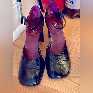 Franco Sarto Vintage Patent Leather Mary Janes - Sz. 10